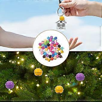 Colorful Decorative Cat Bells for Decoration 40Pcs Multi-Function Puppy Bells