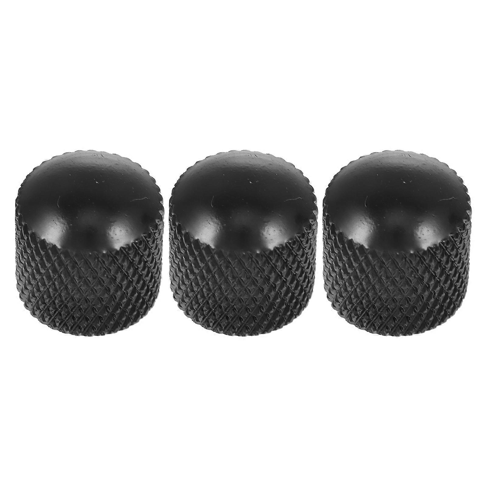 3Pcs Electric Guitar Bass Volume Knobs Creative Metal Volume Knobs Guitar Bass Accessories