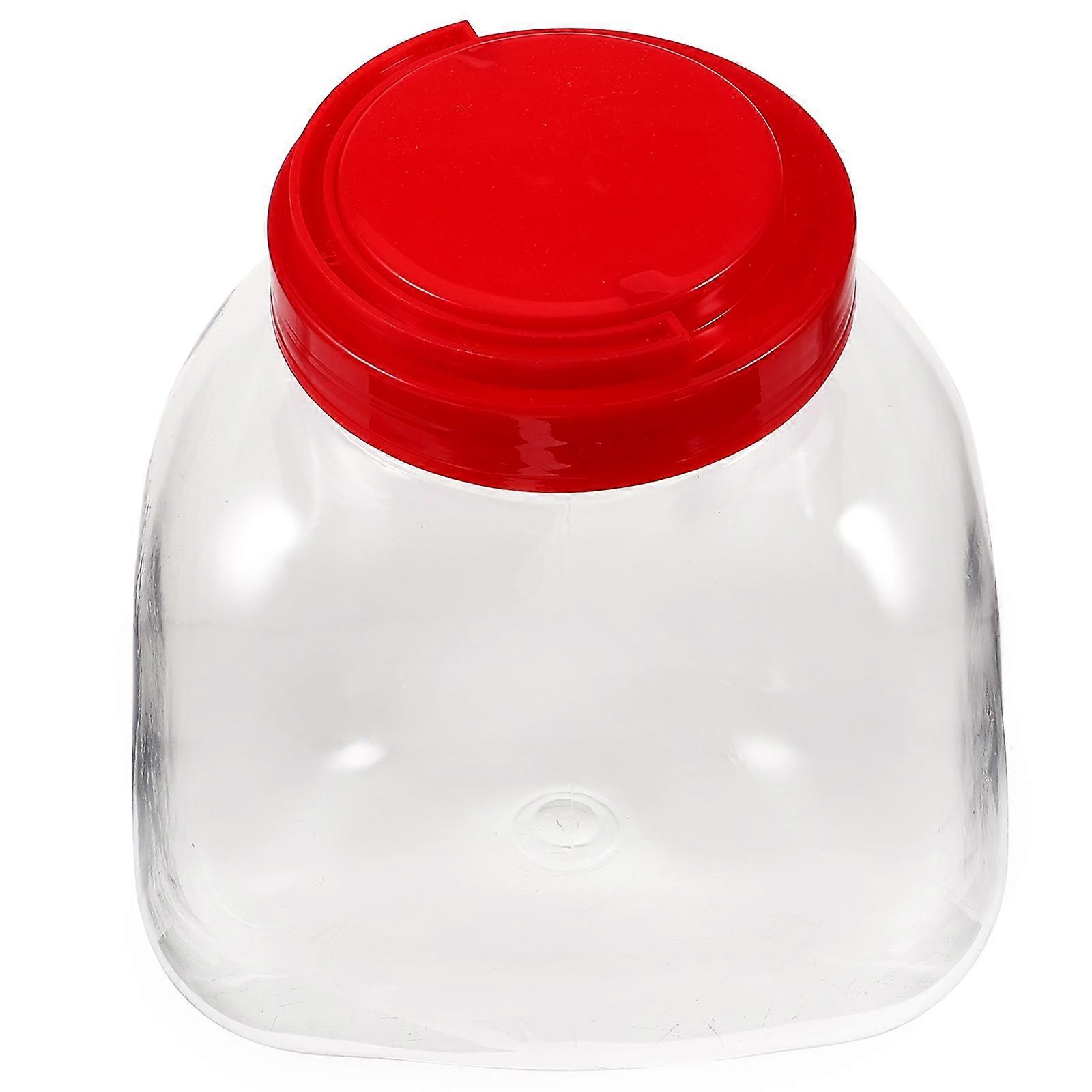 Transparent Candy Jars with Lids Candy Buffet Containers Clear Plastic Jars 1500ML