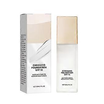 Flüssige Grundierung, leicht und feucht, Nude-Make-up-Gefühl, lang anhaltender Ölkontroll-Concealer, feuchtigkeitsspendende Isolation, flüssige Grundierung, 30 ml, 30 ml