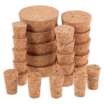 25PCS konische Korkverschlüsse für das Labor: Luftdichte Verschlussstopfen - Wiederverwendbare und leicht zu reinigende Stopfen für Gläser und Gläser