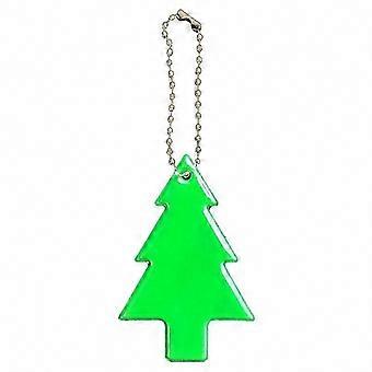 High Visibility Tree-Shaped Safety Reflector Pendant