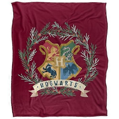 Harry Potter Hogwarts Crest Christmas Throw