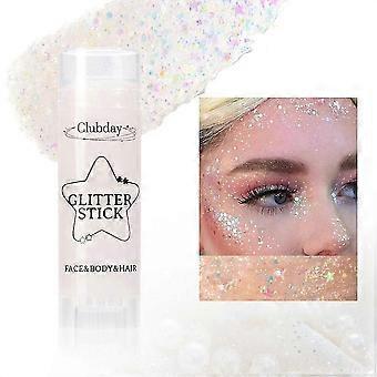 New 6 color eye shadow body sequins glitter gel stick glitter makeupyyc