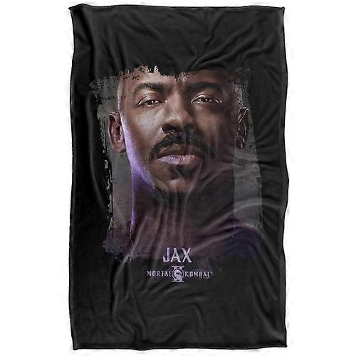 Mortal Kombat 2 Jax Portrait Soft Touch Blanket