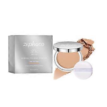 2pcs Pressed Powder, Dark Skin Tone
