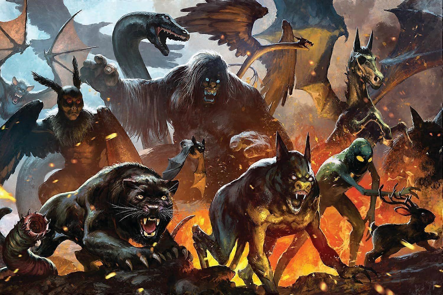 Quebra-cabeça Cryptid Confluence e Monster Legends SQZ1484
