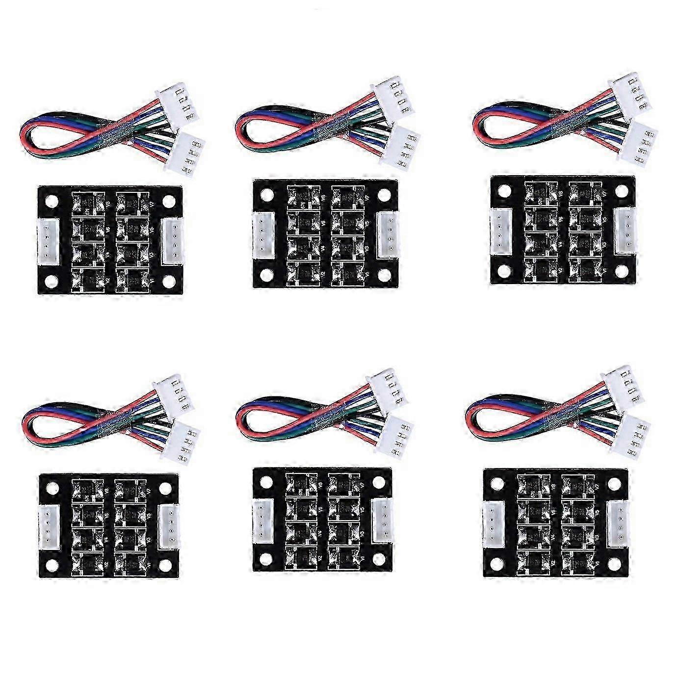 6Pack TL Smoother Addon Module compatible with Pattern Elimination Motor Clipping Filter 3D Printer Stepper Moto