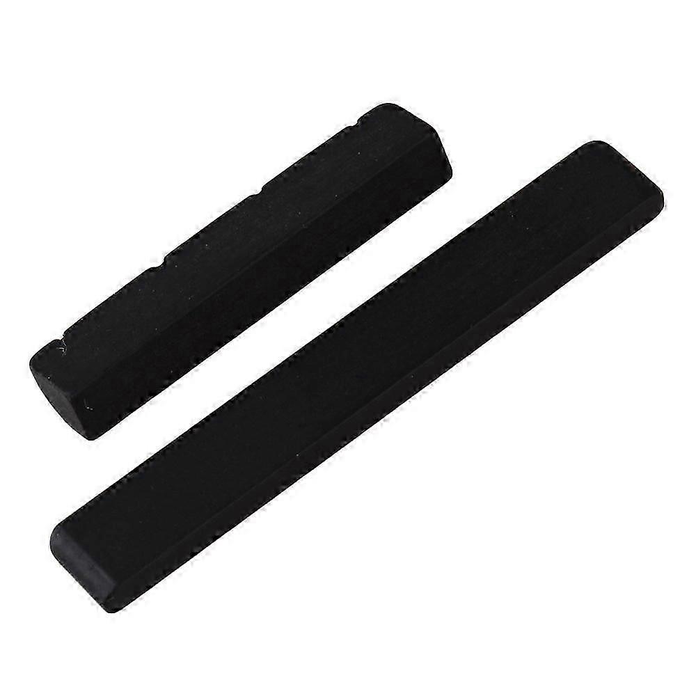 Ukulele saddle with nut for 4 string instrument