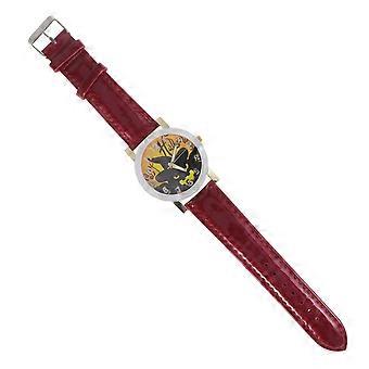 Halloween Wrist Watch Pumpkin Lantern Style for Women Red Festival Quartz Watch