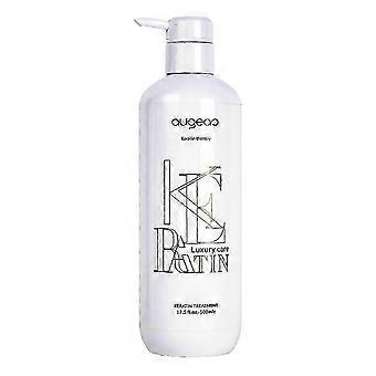 Keratin Straightening Treatment, Salon Hair Repair Cream for Damaged Curly Hair, Eliminates Frizz, Smooth, 500ml