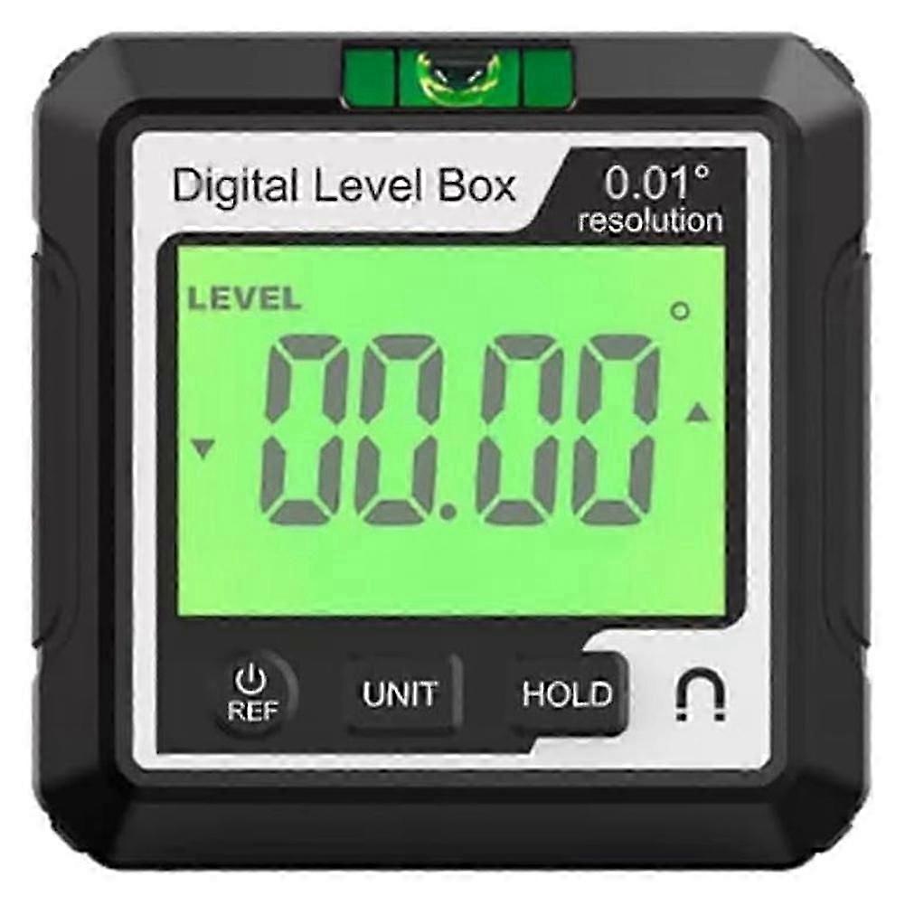 Sakerplus-Saker Magnetic Digital Inclinometer, Angle Finder Tool, Protractor Level, Multi Angle Measuring Ruler