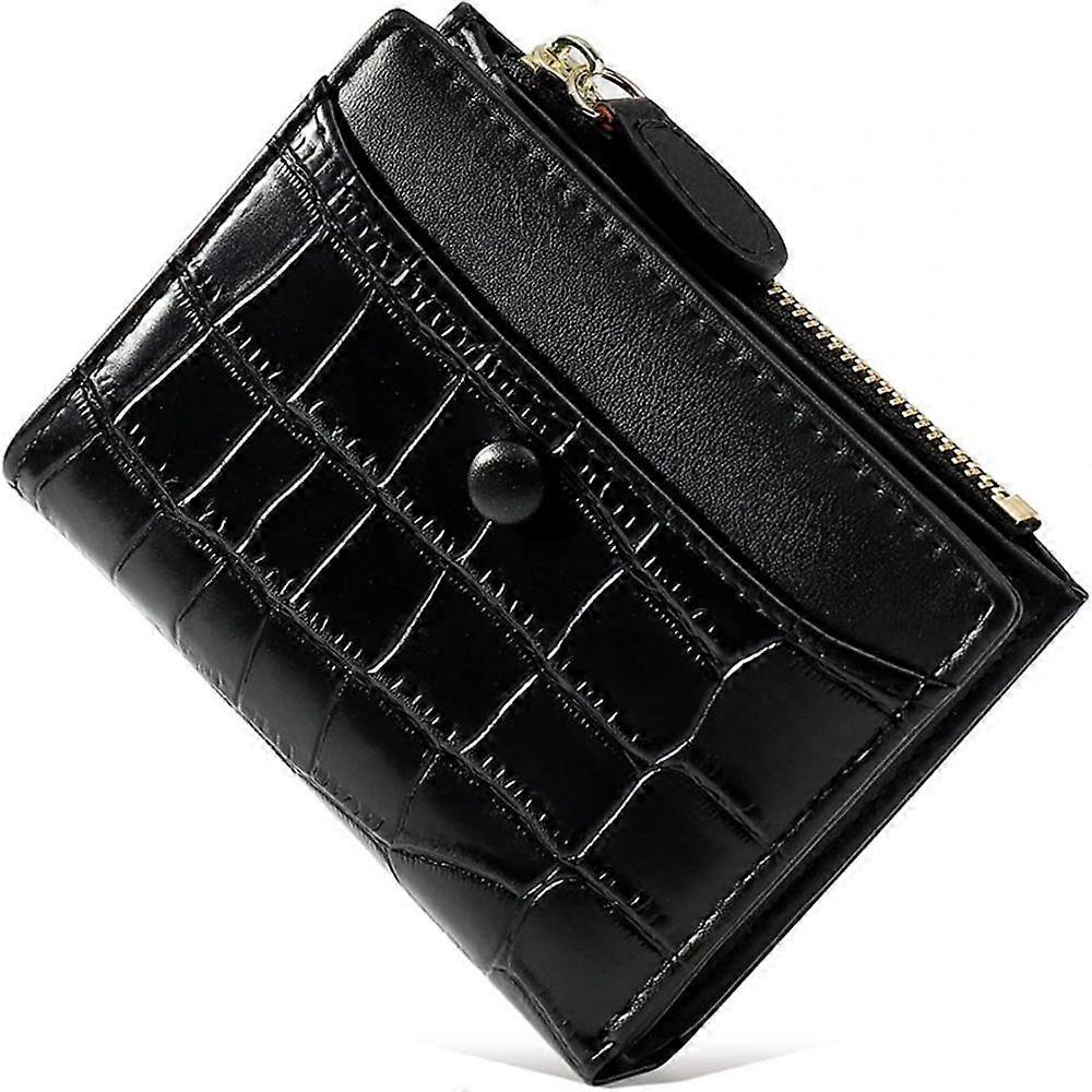 Removable Wrist Strap Compact Bifold Wallet
