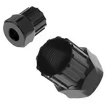 Fahrrad Fahrrad Kassette Schwungrad Freilauf Lockring Entferner Entfernung Reparatur werkzeug 12 Zhne langlebige Kohlenstoffs tahl Schraubens chl ssel