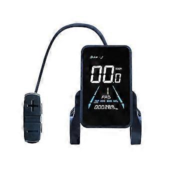 Elektrofahrrad-Display 36V-72V Wasserdichtes LCD-Display NC-81F Elektrofahrrad-Panel Dashboard, wasserdichter Stecker s202412248211