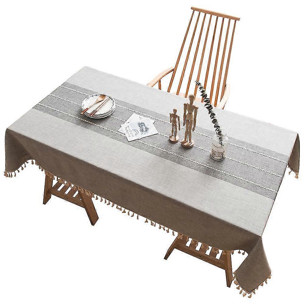 Polyester Hemp Waterproof Tablecloth