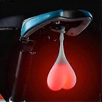 Lumières de vélo flexibles et étanches en forme de cœur