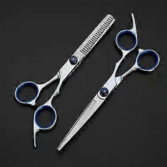 Hairdressing Scissors 6 Inch 442C Stainless Steel Precision Blades Ergonomic Offset Grip
