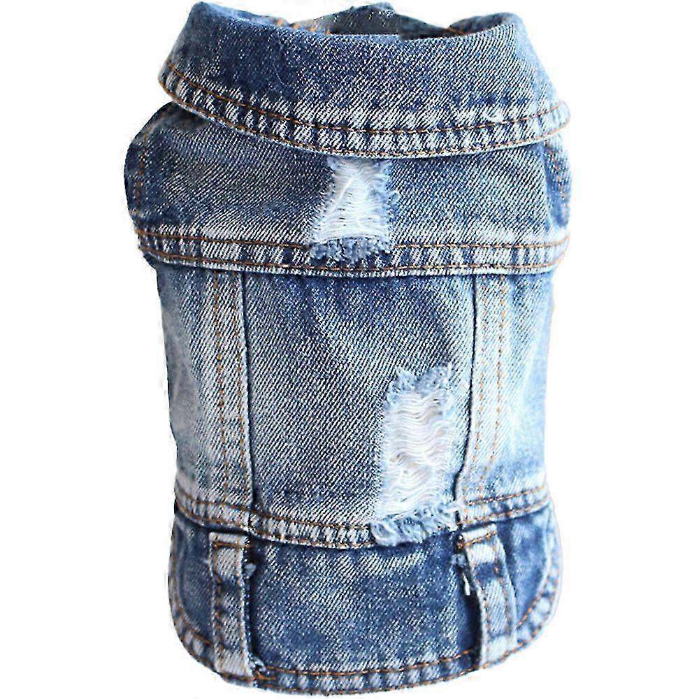 Denim Dog Jacket Machine Washable