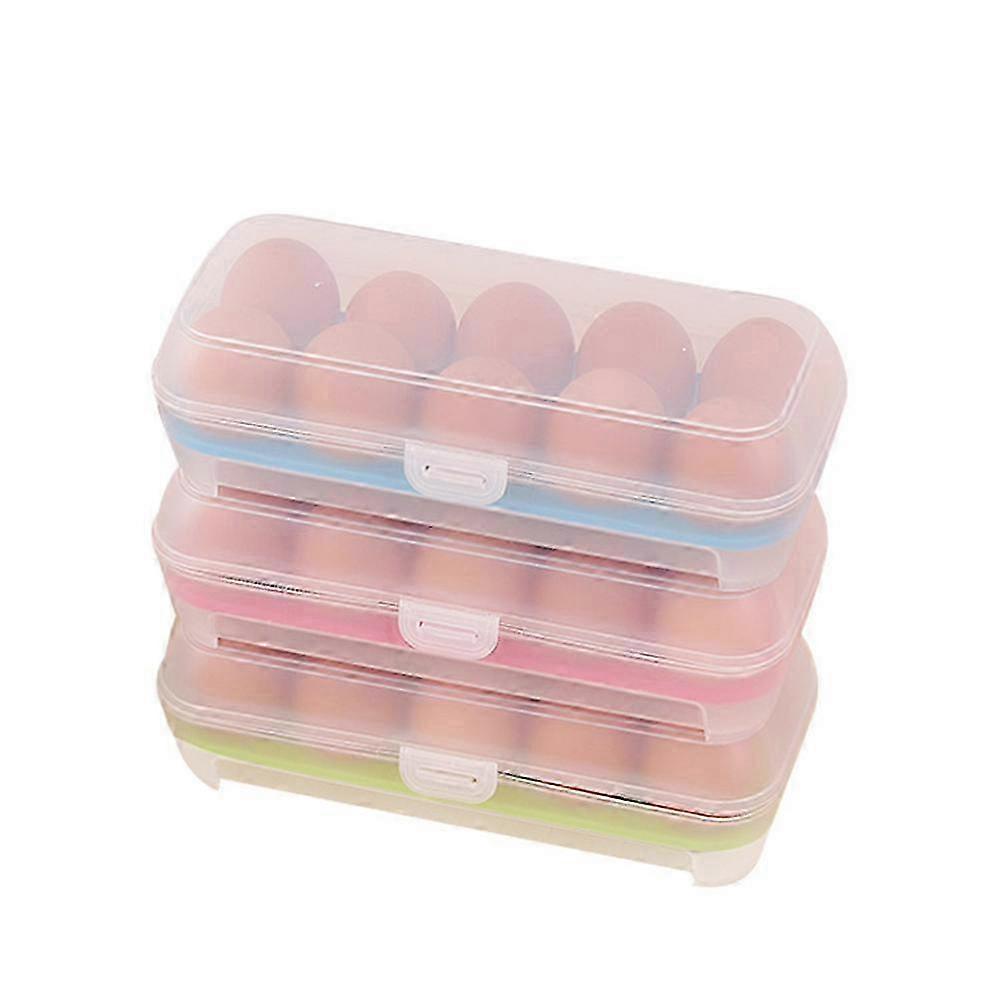 15-Cavity Transparent Egg Storage Tray