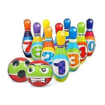 Bowling Play Set For Kids, Lightweight Suitable For Indoor And Backyard - Learning Fun Toys For Children - Boys, Gi [MI],C