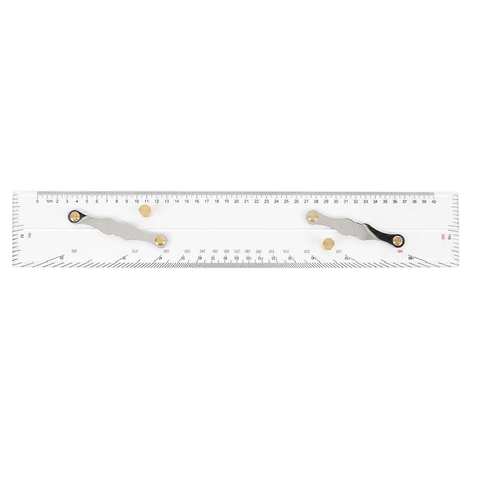 450mm Nautical Parallel Ruler Marine Navigation High Transparency Acrylic Sea Chart Plotting Tool