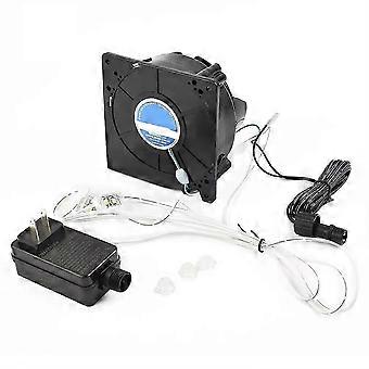 Ersatz-Gebläsemotor 12V 1,0A mit 3 LEDs für aufblasbare Dekorationen im Innen- und Außenbereich (Airblow US)