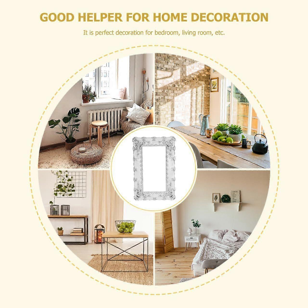 Switch Cover Sticker Plastic Elegant Frame Trim