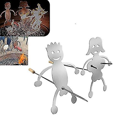 Rustfritt stål grillgaffel