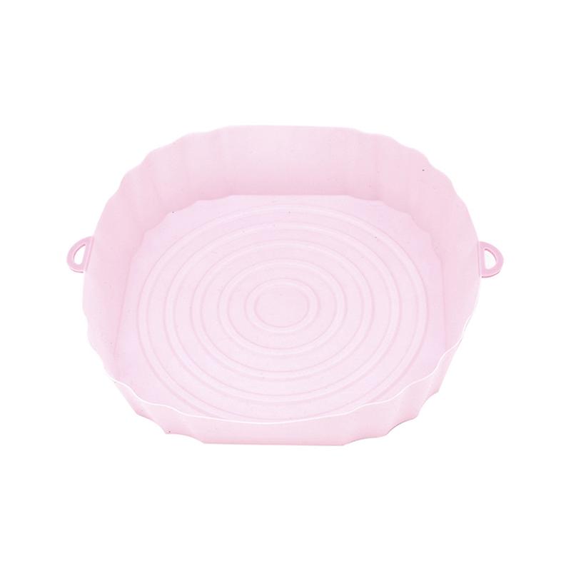 21cm Air Fryers Oven Baking Tray Fried Chicken Basket Mat Airfryer Silicone Pot