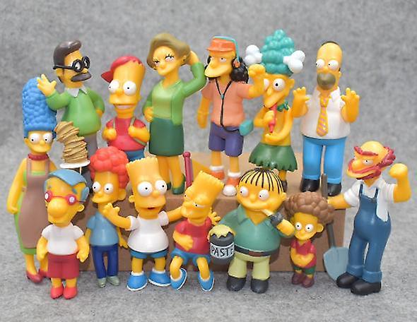 14 Pack Simpsons Family Figures