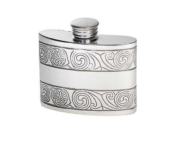 Small Kells Kidney Pewter Flask - 2oz