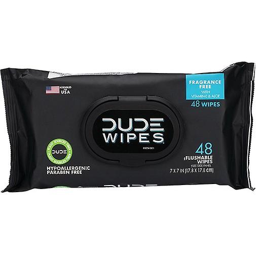 Dude Wipes Fragrance-Free Flushable Wipes