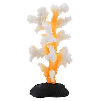 Luminous Coral Anemone Aquarium Silicone Simulation Plant Fish Tank Landscaping Ornament Yellow