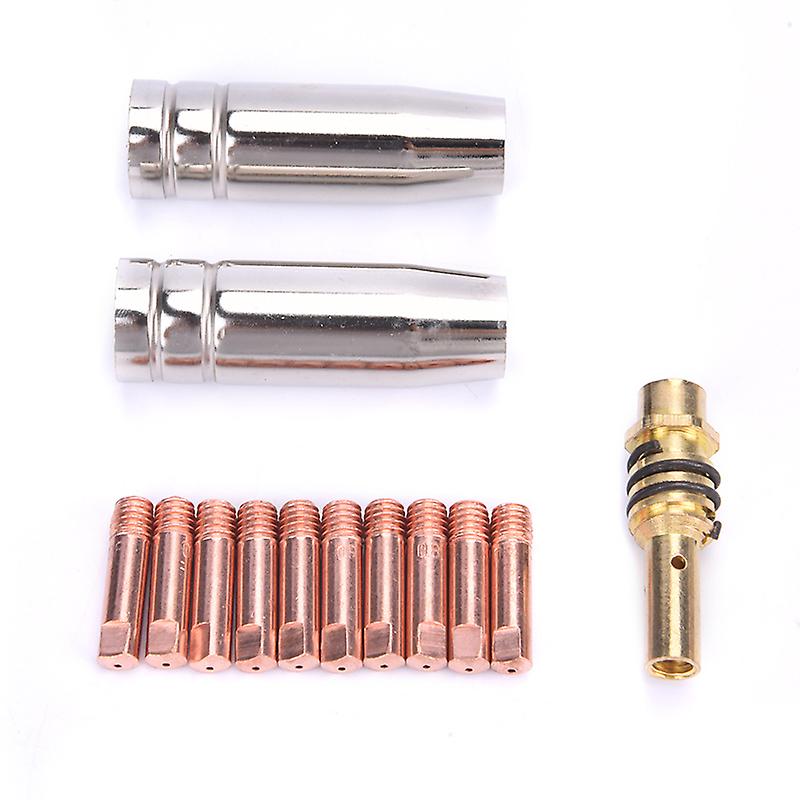 13pcs 15ak Welding Torch Consumables 0.6/0.8/1.0/1.2mm Mig Torch Nozzle Holder