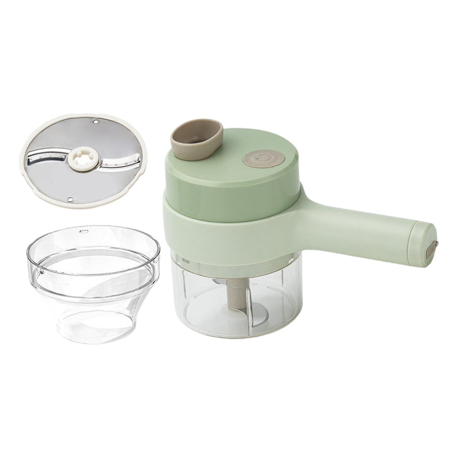 USB Charging Ginger Masher Machine Handheld Electric Vegetable Cutter Set