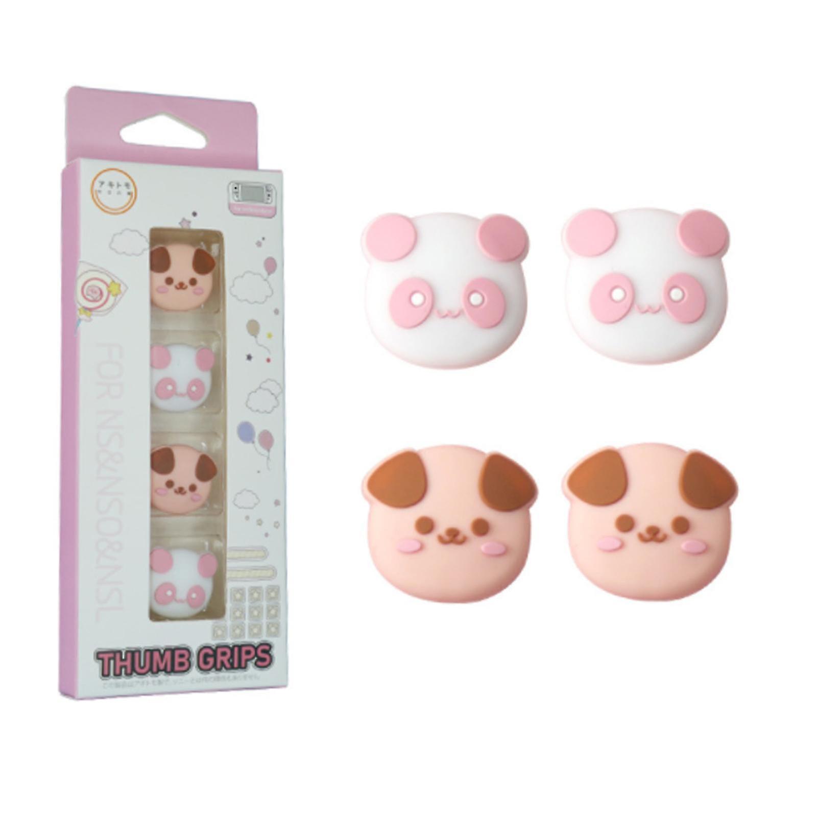 4 Pieces Analog Theme Rocker Cap For Ns Switch Joy Con Controller