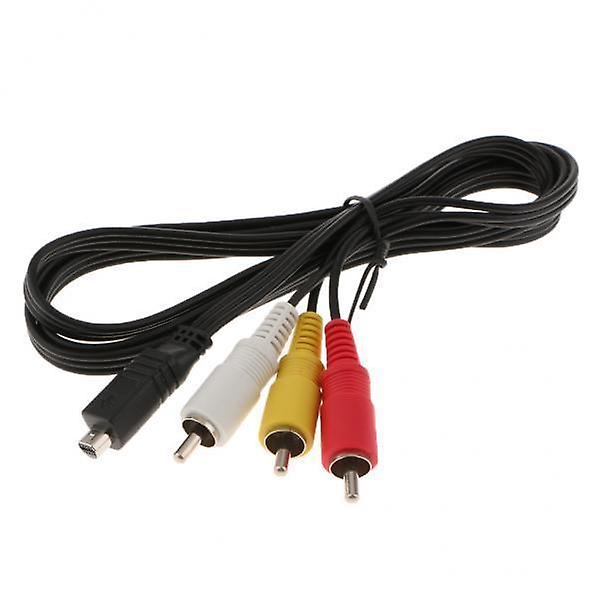 适用于Sony DCR-IP5/e DCR-PC55/e PC55w DCR-HC1000/e的3xAV A/V电视音频视频线
