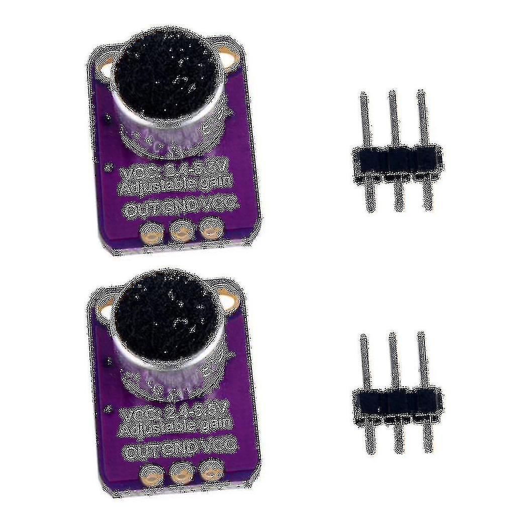 2x -max4466 Electret Microphone Amplifier Sensor With Adjustable Gain
