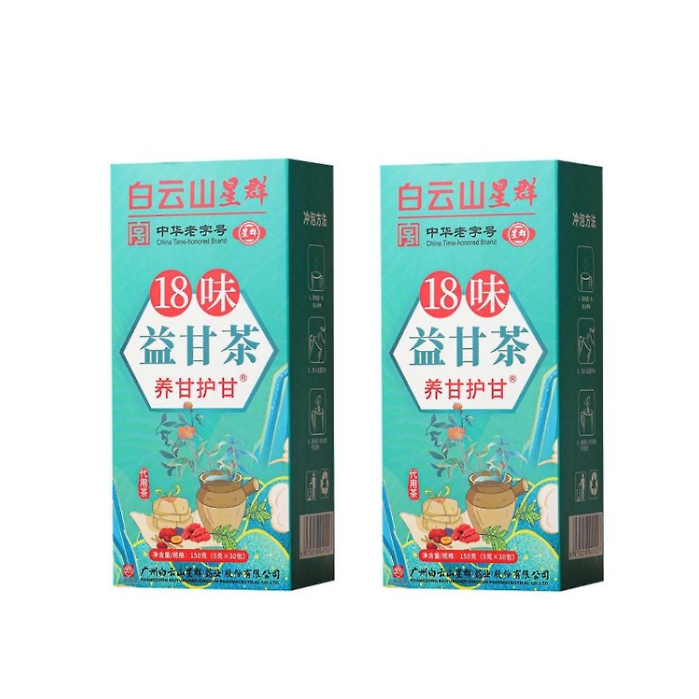 2 صندوق 18 نكهة شاي للعناية بالكبد -18 نكهة من شاي حماية الكبد