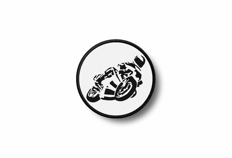 Patch Badge Badge Badge Ecusson Brode Prints Thermocollant Moto Course Motorcycle