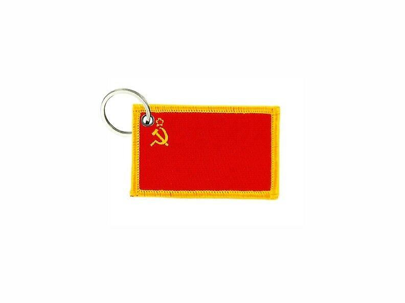 Porte-clés Brodé Patch Savoie - Écusson Drapeau Et Blason Savoyard, Idéal Comme Souvenir Régional