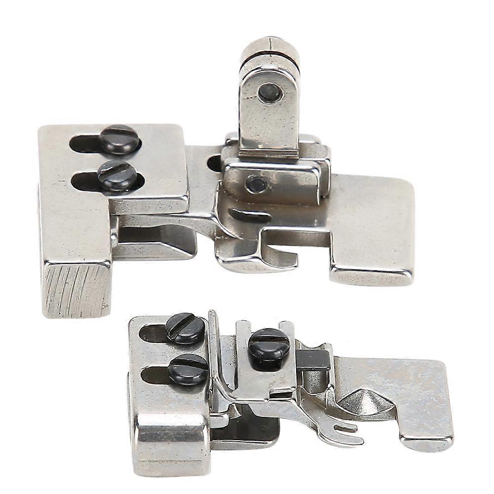 2Pcs Overlock Machine Presser Foot 4/5 String Pleat Gather Serger Sewing Machine Accessories