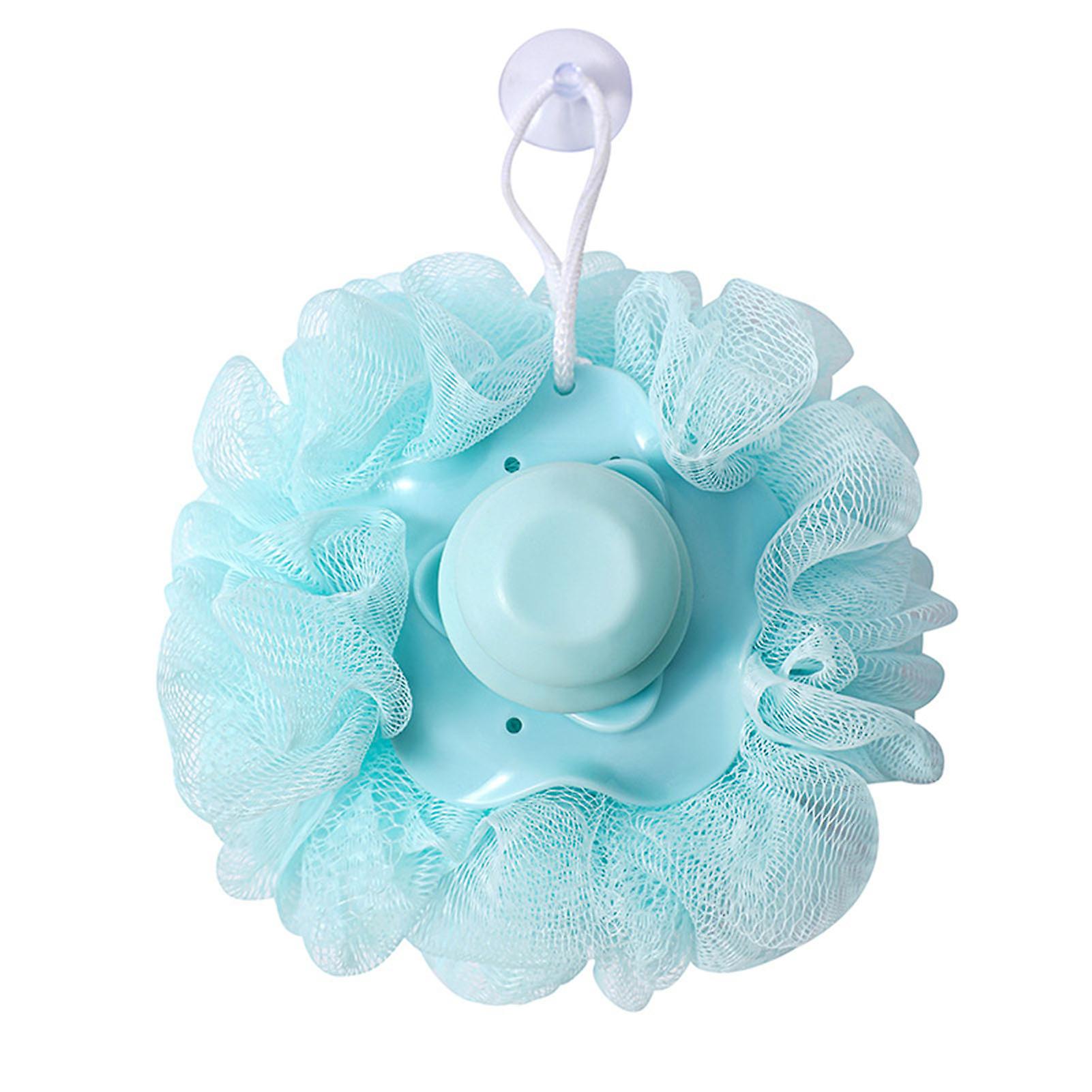 Dry Wet Bathroom Suction Cup Bath Ball Professional Exfoliating Body Scrubber Shower Tool