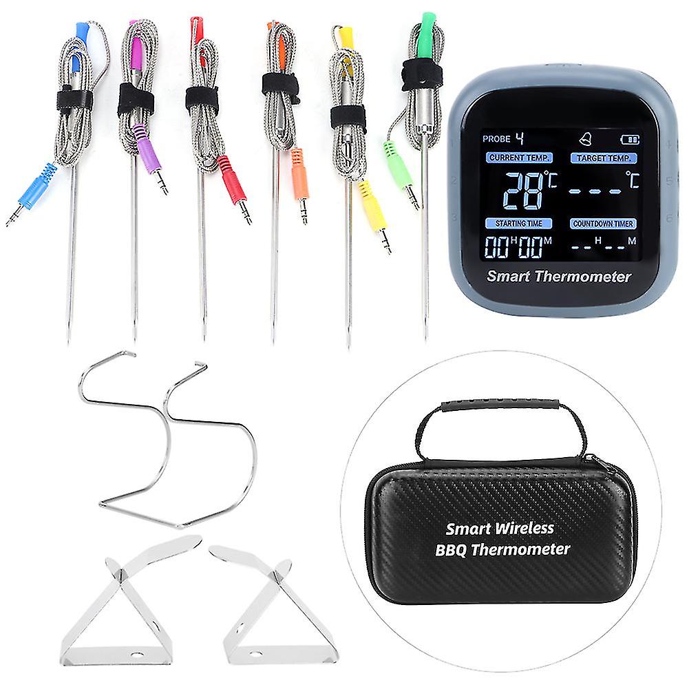 Food Barbecue Thermometer For Bluetooth Function App Kitchen Thermometer Grill Tool