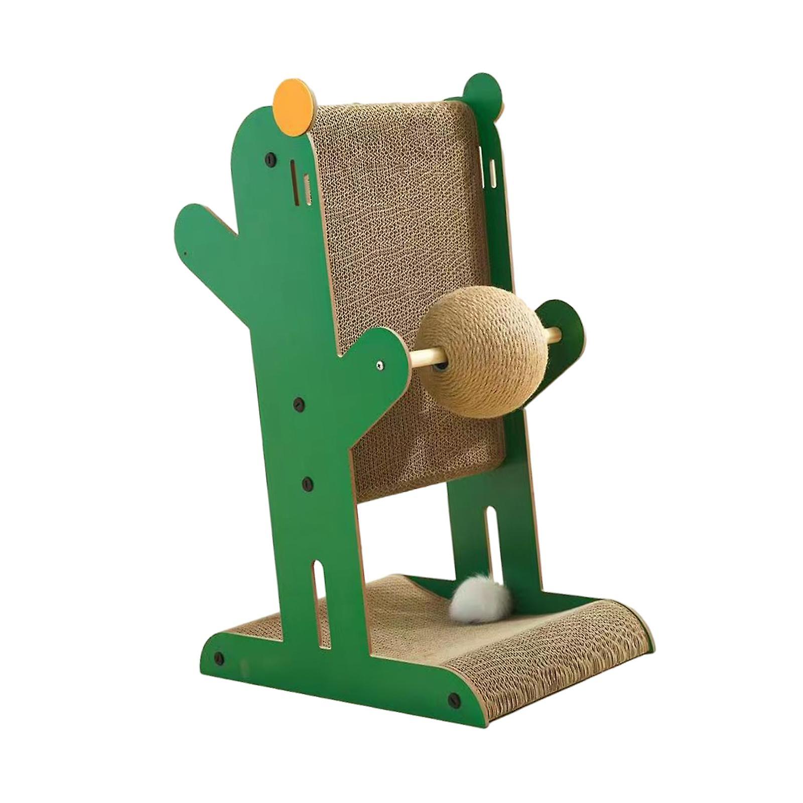 Cat Scratch Corrugated Cardboard Cat Toy Cactus Shape for Indoor Cats