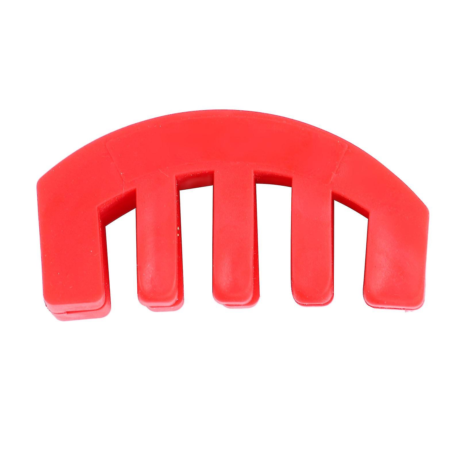 Violin Practice Mute, Volume Reduction, Rubber, for Beginners and Music Lovers, Red