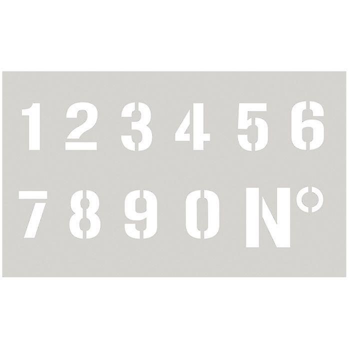 Stencil 12 x 20 cm - Figures n°2