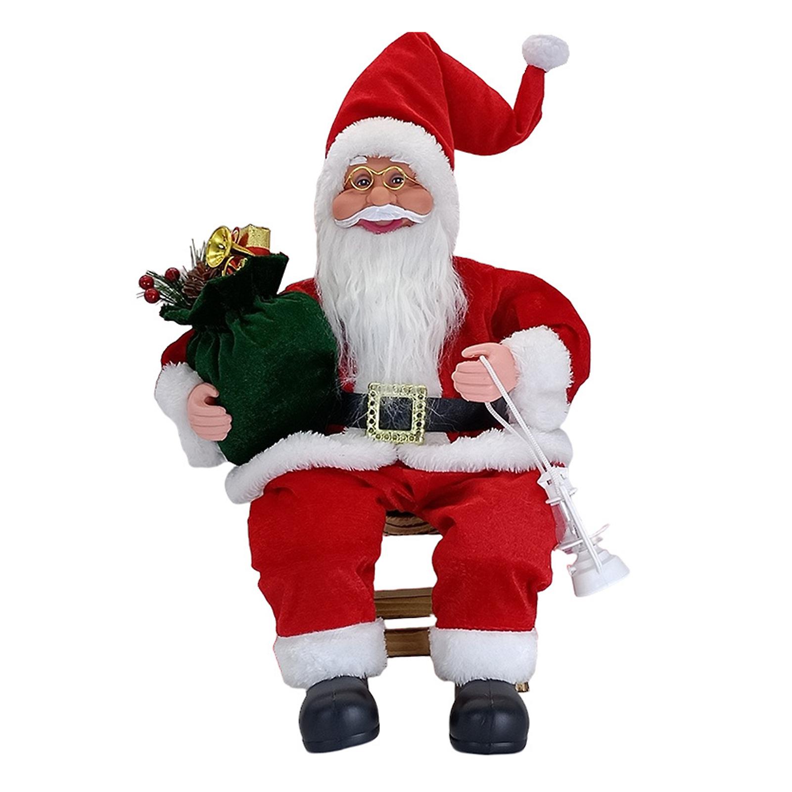 Père Noël doré Artware À La Mode Vifs Noël Handiworks pour Intérieur De Voitures