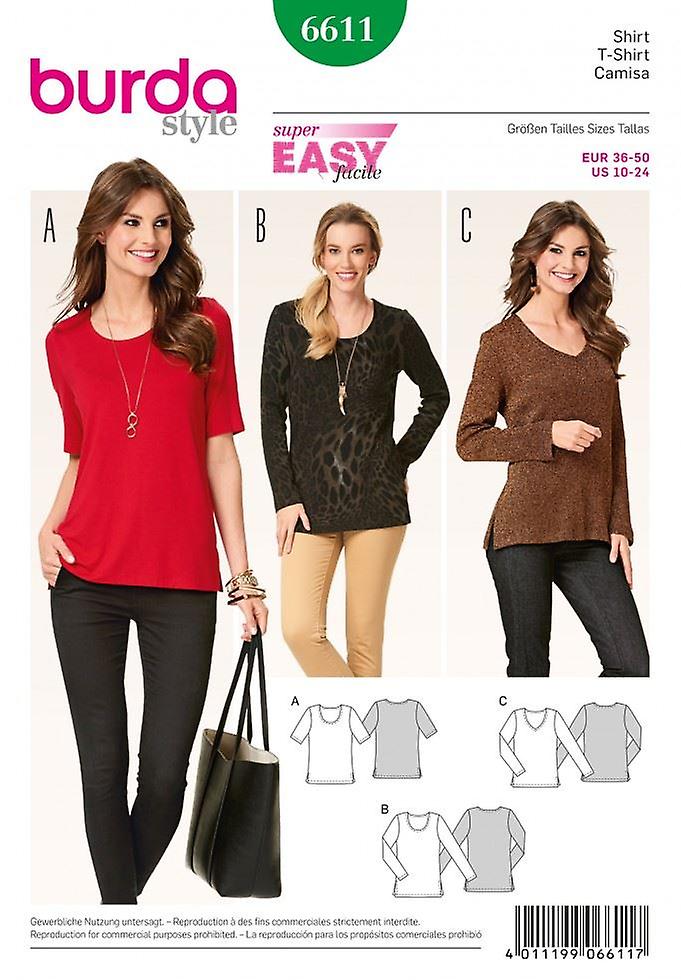 Burda Paper Sewing Pattern 6611